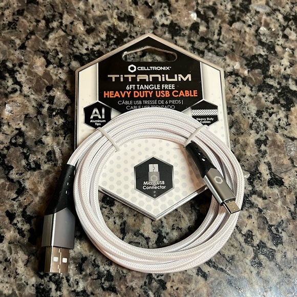 Heavy Duty USB Cable Micro us - Picture 1 of 5